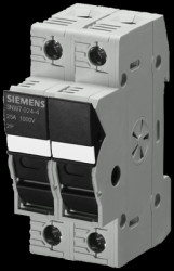 Fuse holder, 10 x 38 mm, 30 A, 1000 V, DIN rail, 3NW7023-4