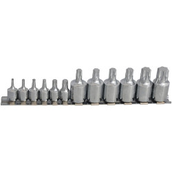 BlueSpot Tools 01551 TORX Socket Set of 12 1/4 &amp; 3/8in Square Drive