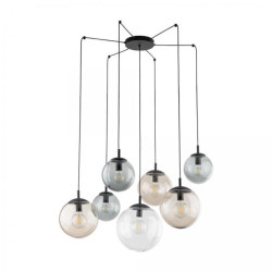 Lampa wisząca pająk ze szklanymi kloszami ESME 7xE27 4863 TK Lighting
