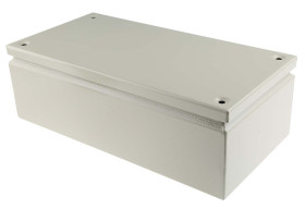 Puszka elektroinstalacyjna ścienna Stal 400 x 200 x 120mm Szary IP66 RS PRO