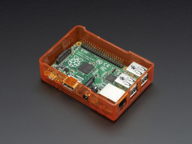 Adafruit Pi Model B+ / Pi 2 / Pi 3 Case Base - Orange