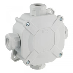 Puszka hermetyczna natynkowa PNHS IP67 4mm² 400V kolor szary 63.404