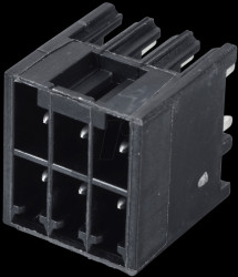 713-1403 MINI HD pin header, straight, 2x3-pin, RM 3.5