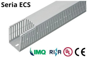 Korytko grzebieniowe samogasnące 60x100 szare z pokrywą UV ECS60100 /2m/