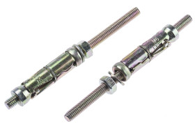 Kotwa z osłoną dł 45mm M6 Stal wysokowęglowa Ø 12mm RS PRO Kotwa rozporowa