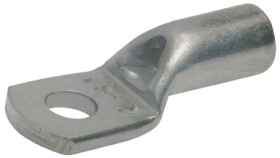 Uninsulated tube cable lug, 2.5 mm², AWG 14, 4.3 mm, M4, metal, 93R4