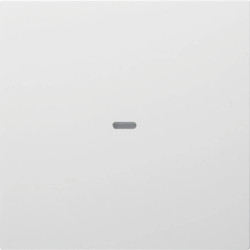 KNX e/s B.x Klawisz z soczewką do modułu przycisku 1-kr, biały, połysk 80960289