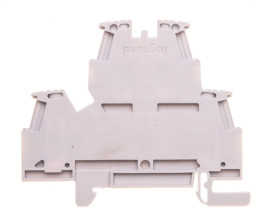 Złączka szynowa 2-piętrowa 4mm2 szara VIKING 037168 /60szt./