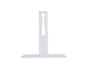 Podstawa oznacznika grupowego 6mm montaż zatrzaskowy regulacja wysokości biała 249-120 /25szt./