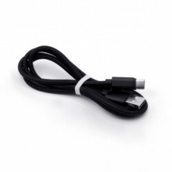 Przewód USB typ A - USB typ C 1m czarny