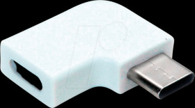 03.12.96 USB 3.1 USB-C plug to USB-C socket, 90° ang.