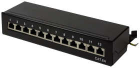 LogiLink NP0019B 12 Portów Patch panel CAT 6a