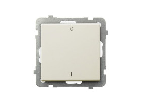SONATA Wyłącznik 2-biegunowy IP20 ecru ŁP-11R/m/27 OSPEL