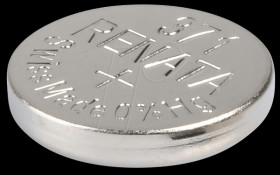 371 Renata, silver oxide, 35 mAh, 9.5 x 2.1 mm
