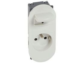 CELIANE Gniazdo łatwo obsługowe 2P+Z 16A białe zaciski sprężynowe 067133 LEGRAND