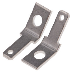 Konektor płaski Męski 2.8 x 0.8mm długość 7.1mm Izolacja: Nieizolowane Cyna