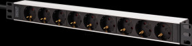 DN-95440 19" socket strip, 1U, 9-way