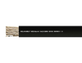 Helukabel 28100-500 Kabel płaski, taśmowy, 8 G 1.5 mm², 500 m