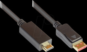 DP14-HDMI1 DisplayPort 1.4 to HDMI 2.0 a connector, 1 m, black