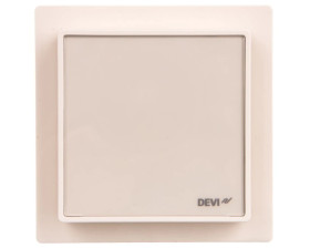 Termostat dotykowy DEVIreg Smart 240V 16A 5-45C IP21 kość słoniowa 140F1142