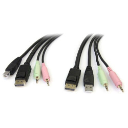 StarTech.com DP4N1USB6 StarTech.com 6ft 4-in-1 USB DisplayPort KVM