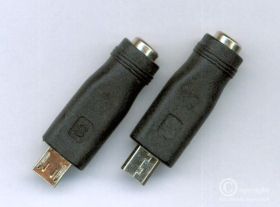 GNIAZDO 5,5/2,1 - WTYK USB MICRO (ZLDC GN5521/WTUSB)