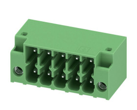 Złącze PCB 5 -pinowe raster 3.5mm 2 -rzędowe Wciskane Męski Phoenix Contact