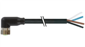 Konektor M8 Żeński Kątowy Z Wolnym Końcem Przewodów 3M 7000-08101-6110300