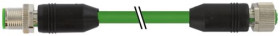 Przewód czujnik-siłownik ze złączem Złącze M12 liczba rdzeni 6 długość 2m Rodzaj A Męskie Złącze B Złącze M12