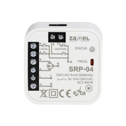 Sterownik rolet SRP-04 ZAMEL Dopuszkowy przewodowy