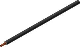 TPE-switching strand, highly flexible, Cableline, 0.25 mm², 66 x 0.07 mm, black, outer Ø 2 mm, 60.7240-10021
