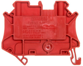 Złączka szynowa 2-przewodowa 4mm2 czerwona Ex UT 4-MTD RD 3047688 /50szt./