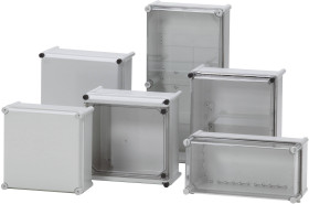 Fibox PC 2828 13 T-2FSH Obudowa instalacyjna 280 x 280 x 130 poliwęglan szaro-biały (ral 7035) 1 szt.