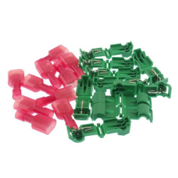 Szybkozłączka przewodu typu T4 0.5-1.5mm2 zielona 10szt.