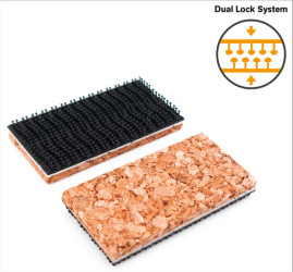 9-900-K50-KORK Soft jaws with hook-and-loop cork, 50 mm, 1 pair