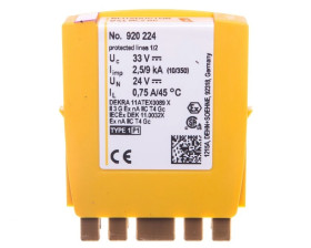 Kompaktowy moduł ochronny do ograniczników kombinowanych Typ T1 (B) 9kA/20kA BXT ML2 BE S 24 920224