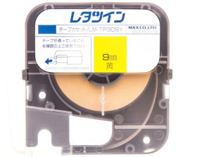 Taśma samoprzylepna poliestrowa 9mm LM-TP309Y żółta E04ZP-04020200601 /8m/