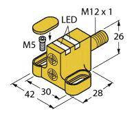 Turck Czujnik indukcyjny nie podtynkowy NAMUR NI4-DSC26-2Y1X2-H1140