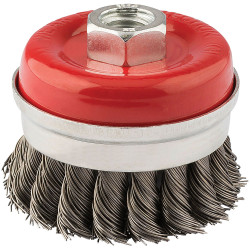 Draper 41447 60mm x M14 Twist Knot Wire Cup Brush