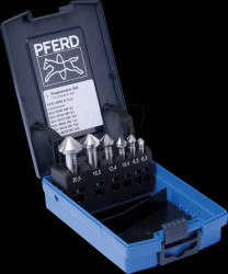 25202157 Set of 6 HSSE countersinks, DIN 335 C 90°