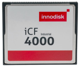Karta pamięci flash CompactFlash, 4 GB, InnoDisk Tak iCF4000 0 → +70 (Standard) °C, -40 → +85