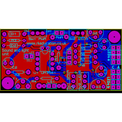 RK Education 4 Siren Sound and Flashing Lights Generator Kit PCB Only