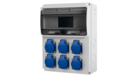 Rozdzielnica Ulisse 11M - Gniazda 6X230v /11 Modułów/