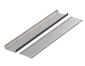 Bopla ASPH 1540-1000 7024 (94252000) - asymetryczny profil aluminiowy półotwarty (154 x 44 x 1000 mm)