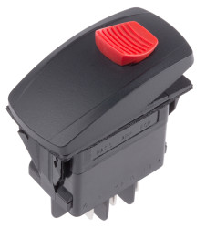 Przełącznik kołyskowy Wł.-(wł.) Nie 20 A DPDT Czarny IP66, IP68 Carling Technologies