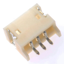 Listwa stykowa PCB 3-pinowe ZH raster: 1.5 mm Kąt prosty 1-rzędowe JST Powierzchnia 50 V W osłonie