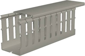 Kanał na wiązki Weidmüller CD-BO 80X100 8/12 GY 2589740000, szary, (D x S x W) 2 m x 100 mm x 80 mm