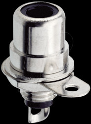 10448 RCA panel jack, front mounting, black