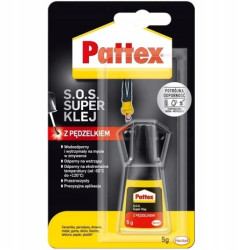 Klej PATTEX S.O.S. Super Klej z pędzelkiem 5g