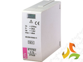Moduł wymienny ogranicznika przepięć Typ 2 (C) 20kA 1,5kV ETITEC C T2 275/20 002440414 ETI